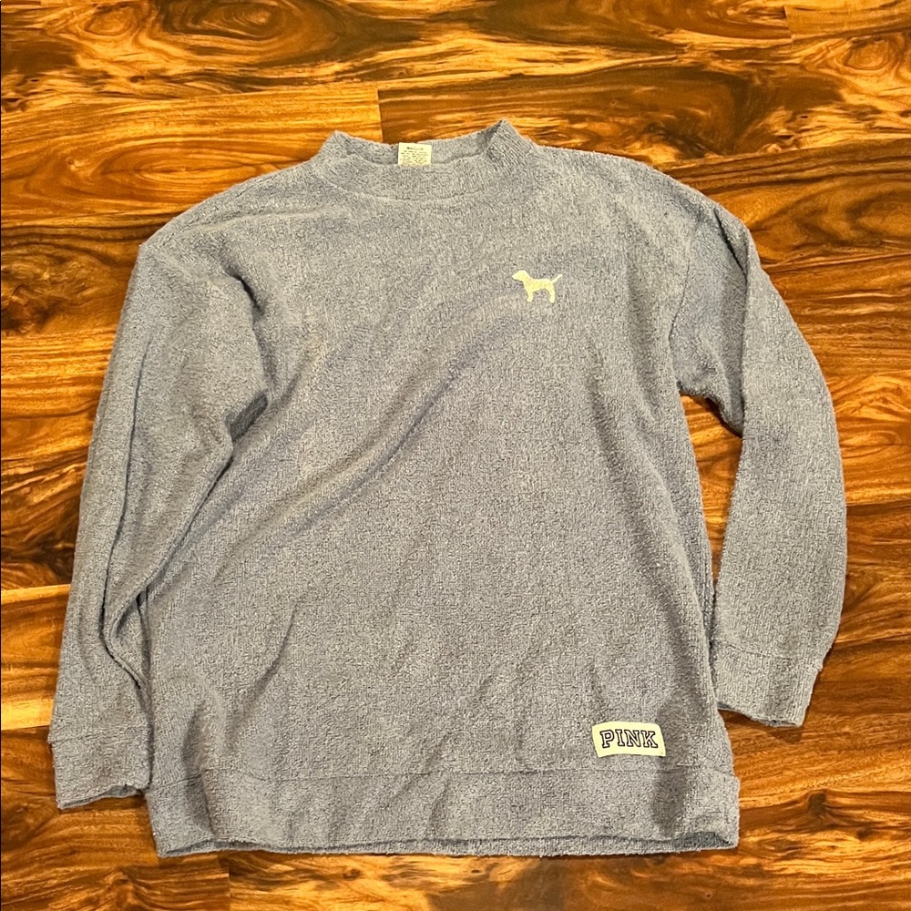 Victoria Secret PINK light blue women’s sweatshirt size S